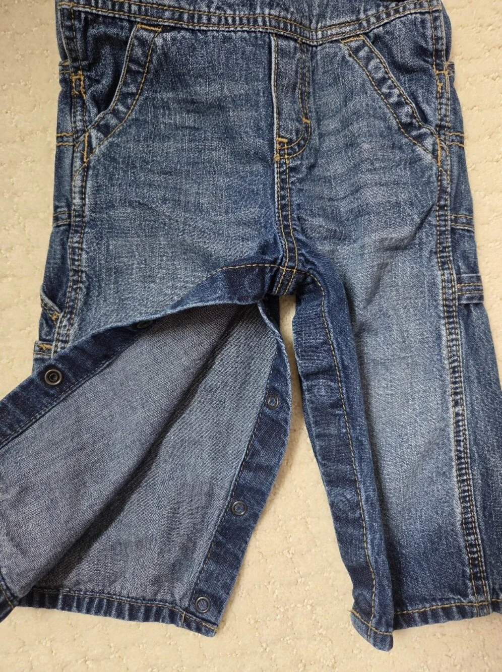 OshKosh B'gosh Indigo Blue Denim Relaxed Overalls
